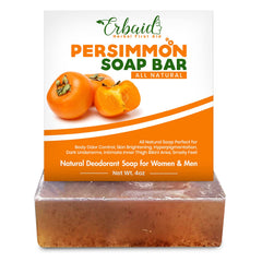 Erbaid Persimmon Soap packaging highlights natural ingredients for odor control.