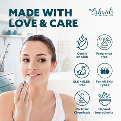 Erbaid vitamin-rich tallow nourishes lips with vitamins A, D, E, K.