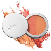 Ere Perez Rice Powder Blush Duo Mandarin compact for velvety matte flush