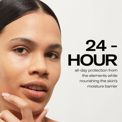 Erno Laszlo Active Phelityl Intensive Cream applied to cheek for balance
