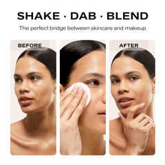 Erno Laszlo Shake-It Tinted Skin Treatment bottle pour demonstrates easy, controlled dispensing.