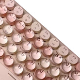 ERRECI glass keyboard stickers raised bubbles on a laptop for crystal readability.