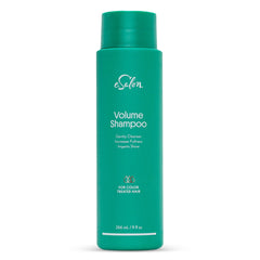 Esalon Volume Color Care Shampoo bottle pour showing easy-use packaging for color-treated hair