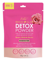 Esha Braid N Slay Detox Powder bottle for gentle scalp cleanse of braids