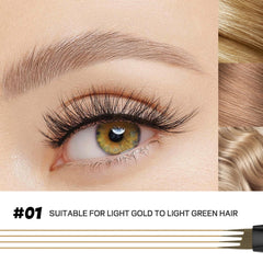 Espoce non-drying watery ink enables smooth brow drawing