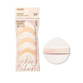 Espoir Be Glow Air Puff round shape for smooth, even foundation application.