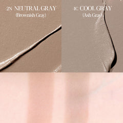 Espoir shading stick cool gray enables precise contour in a compact, travel-friendly design.
