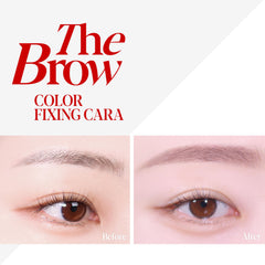 Espoir Brow Color Fixing Cara 5's skinny brush shapes brows precisely.