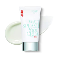 Espoir Water Splash Sun Cream bottle with pump for easy sun protection