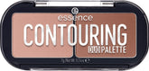 Essence Contouring Duo Palette front view with matte shades for defined features