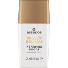 essence Drop of Sunshine bronzing drops texture swatch showing buildable bronze