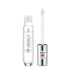 Essence gloss applicator close-up showing smooth, even application.