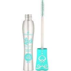 essence Lash Princess Primer bottle shows the light green base for smooth lash prep.