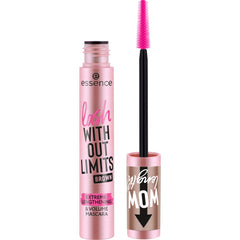 Essence Lash Without Limits brown bottle for dramatic lengthening and volume.