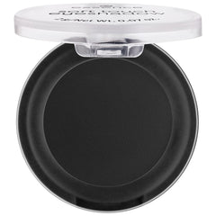 essence Soft Touch Eyeshadow 06 pitch black arm swatch shows rich color payoff.