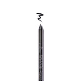 essence Stay & Play Gel Eyeliner Black Raven swatch showing bold color payoff