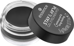 essence Stay & Play Gel Eyeliner Pot black close-up showing rich pigment