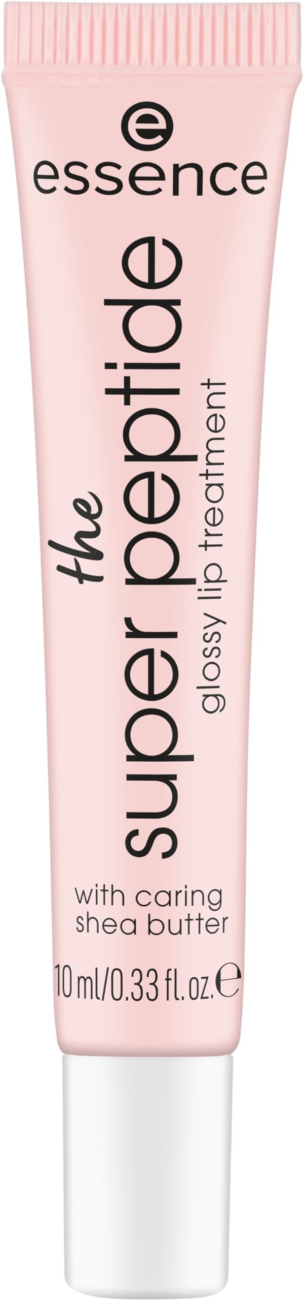 essence Super Peptide Glossy Lip Treatment bottle ready to nourish and hydrate lips.