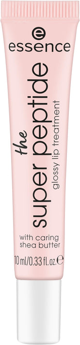 essence Super Peptide Glossy Lip Treatment bottle ready to nourish and hydrate lips.
