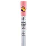 essence Volume Booster Lash Primer bottle in white, priming lashes for smooth mascara application.