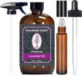 Essentially KateS lavender oil in a glass dropper bottle for easy aromatherapy use at home