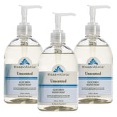 Essentials glycerin hand soap unscented 3-pack pump for clean, moisturized hands