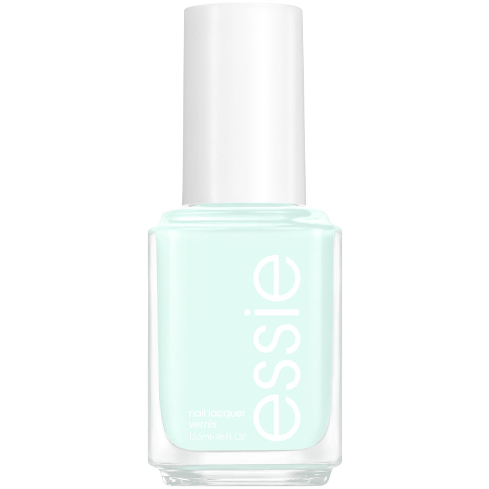 essie first kiss bliss bottle shows creamy mint green shade for a salon-like finish