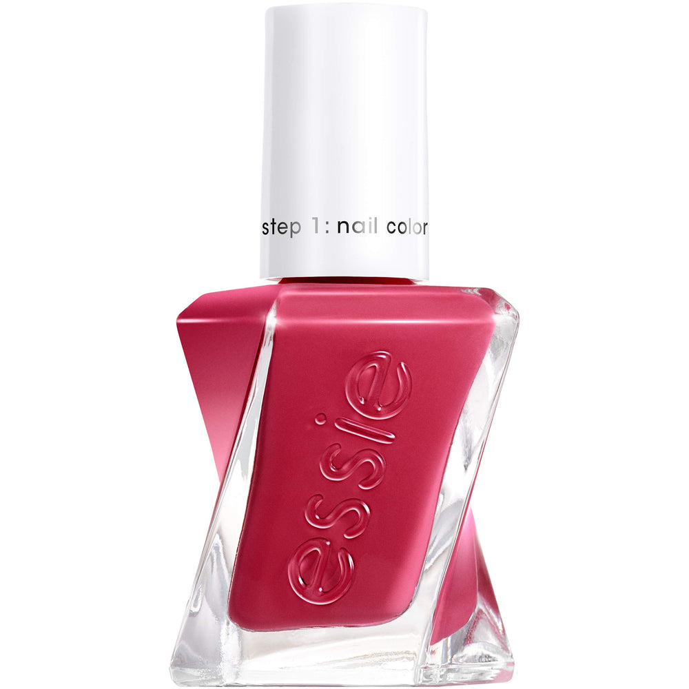 essie gel couture berry polish bottle close-up for longwear color