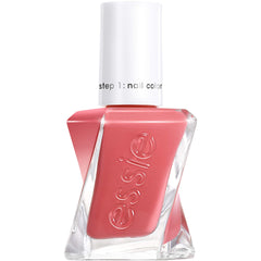 essie Gel Couture Sunset Soiree blush coral with cream finish for long-lasting color.