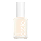 essie Going Steady milky ivory bottle closeup showing shimmer for a soft, luminous manicure