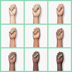 essie It's High Time swatch highlights a glossy, salon-quality finish
