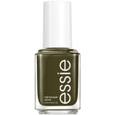 essie Meet Me at Midnight bottle front shows olive green cream finish for a bold fall manicure