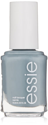 essie Mooning nail polish bottle shows glossy, dark blue shade for elegant at-home manicure.