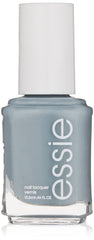 essie Mooning nail polish bottle shows glossy, dark blue shade for elegant at-home manicure.