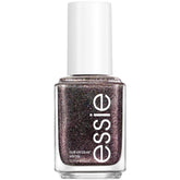 essie Black Shimmer bottle with glittery finish ready for your manicure.