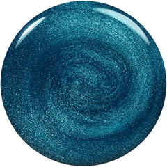 essie Never Too Bold blue nail polish swatch showing rich fall shade.