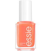 essie Sunny Business cream finish bottle with vibrant tangerine color for beach-ready nails