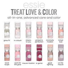 brightening pigments in essie strengthener enhance nail appearance