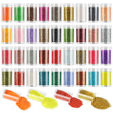 Estanoite 36-color extra-fine glitter set for nail art and cosmetics