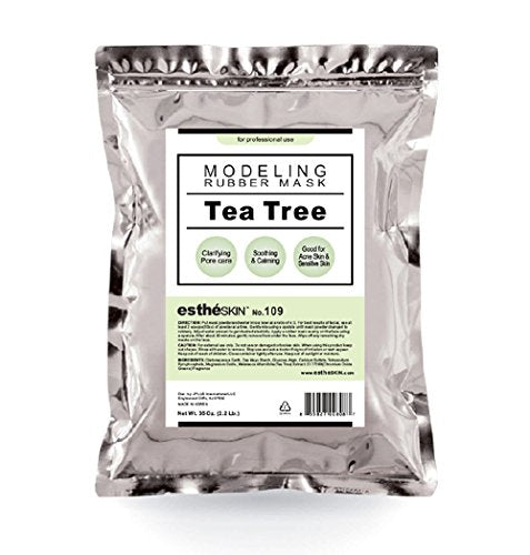 estheSKIN No.109 tea tree modeling mask powder packaging for professional salons