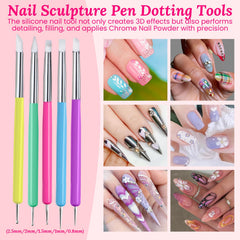 ESUOHYM nail art palette for color blending and design planning