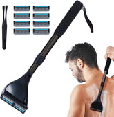 ETbyto back shaver with retractable handle for easy reach on the back