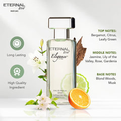 Eternal Love Elegance cap detail highlighting premium packaging and longevity.