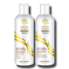 Eternal Spirit Hair Pro shampoo bottle; anti aging care for damaged hair.