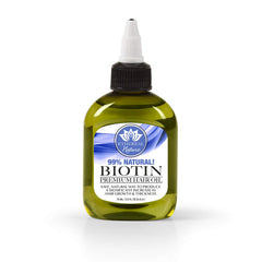 Ethereal Nature hair oil bottle showing a clear 2.54 fl oz formula for nourishing shine