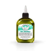 Ethereal Nature peppermint hair oil bottle nourishes the scalp.