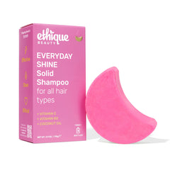 Ethique Everyday Shampoo Bar shines hair for a vibrant finish.