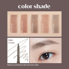 ETUDE Bare Edge helps correct uneven brows with defined lines.
