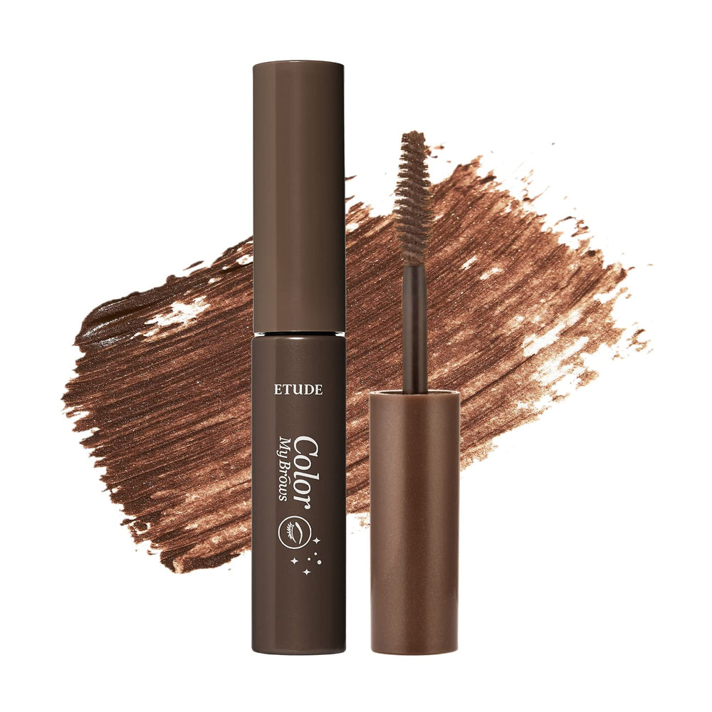 ETUDE Color My Brows Rich Brown for natural 3D brow definition.