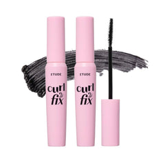 ETUDE Curl Fix Mascara bottle showing sleek packaging for long-lasting curl